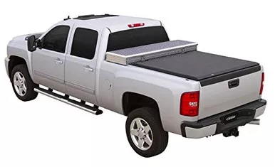 Access Covers 62389 Tonneau Cover Toolbox Vinyl 6.5ft Black fits Silverado 1500