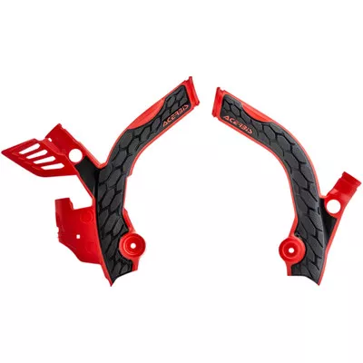 Acerbis Beta 125 RR 2T 2018-2019 X-Grip Frame Guards – Red/Black