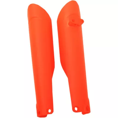 Acerbis Gas Gas EC 250F 2021 Lower Fork Covers for Inverted Forks – Fluorescent Orange