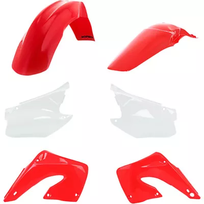 Acerbis Honda CR250R 2000-2001 Standard Replacement Body Kit – ’01 Red/White – CR