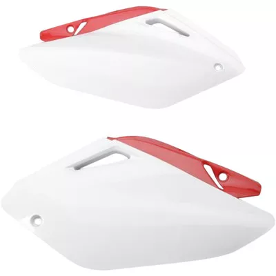 Acerbis Honda CRF250R 2004-2005 Side Panel - White/Red - CRF250