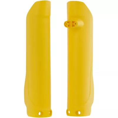 Acerbis Husqvarna FE 450 2016-2021 Lower Fork Covers for Inverted Forks - Yellow