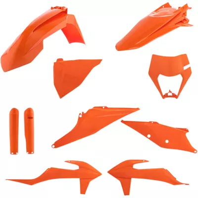 Acerbis KTM 250 EXC TPI 2020-2021 Full Replacement Body Kit - Orange - KTM