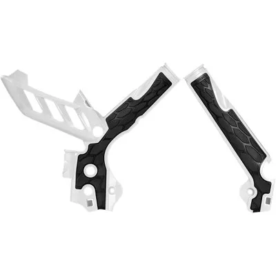 Acerbis KTM 250 SX 2011-2016 X-Grip Frame Guards - White/Black - KTM
