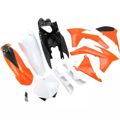 Acerbis KTM 250 XC 2011 Full Replacement Body Kit - OE Orange/Black/White - KTM