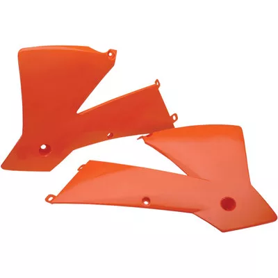 Acerbis KTM 300 EXC 2003 -2004 Radiator Shrouds - Orange