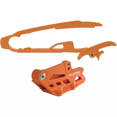 Acerbis KTM 500 EXC 2012-2016 Chain Guide and Slider Kit - KTM - Orange