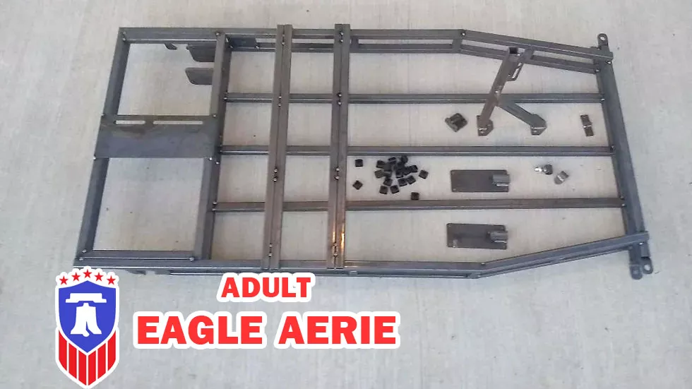 “Adult Eagle Aerie” Go-Kart Frame from Liberty Karts Two-Seater Heavy Duty Frame