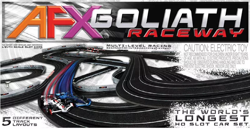 AFX Goliath RacewayHO Scale Slot Car Track Set
