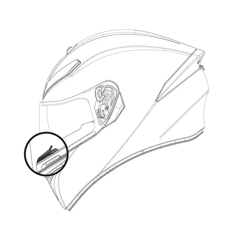 AGV Breath Deflector K-5S/K-3SV/K1 (20KIT03014999)