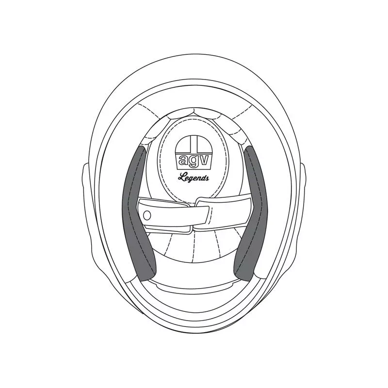 AGV Cheek Pads Premium L X3000 (20KIT00120001)