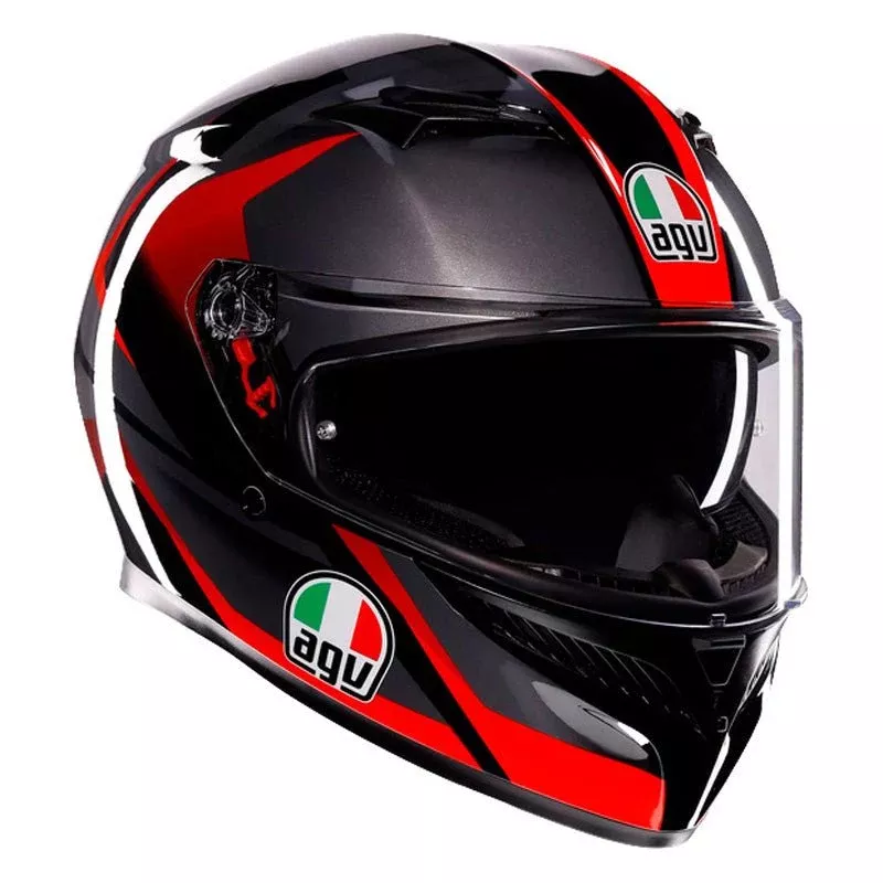 AGV K3 Striga Black/Grey/Red (L)