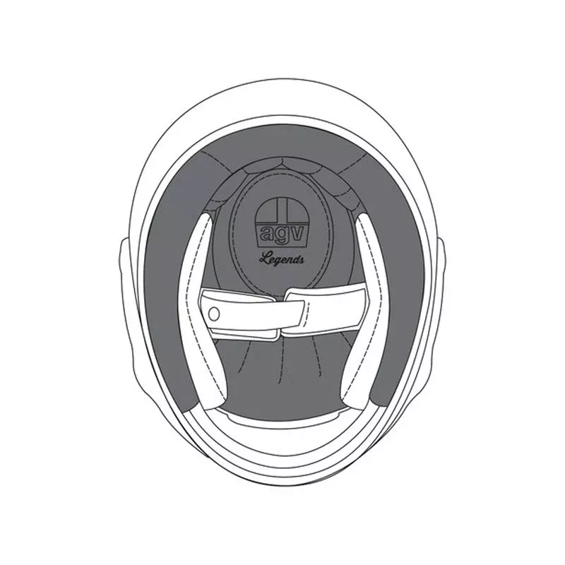AGV Removable Top Liner Premium L X3000 (20KIT00113001)