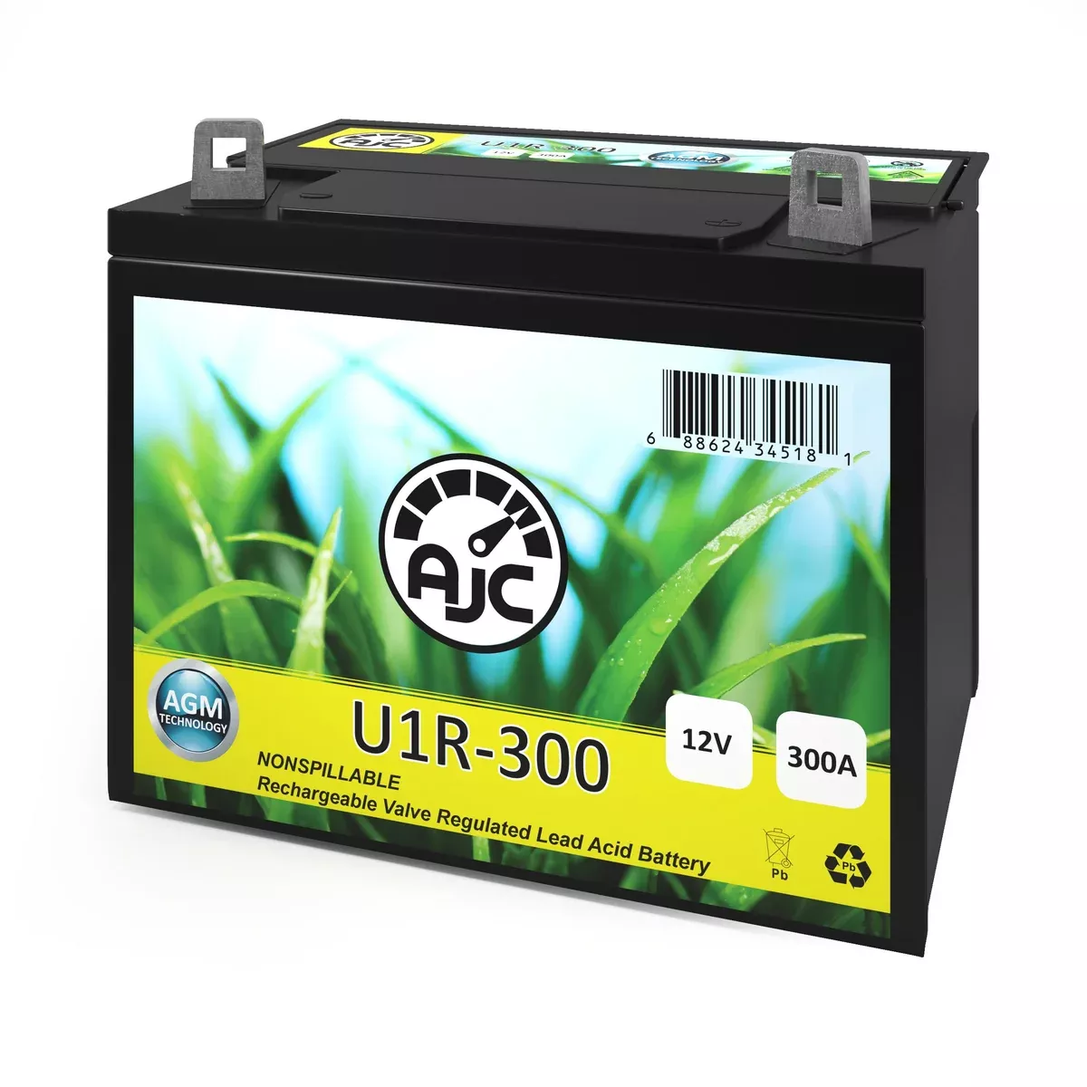 AJC Battery Compatible with Coleman Powermate PC0555523.01 12V 18Ah Generator Battery