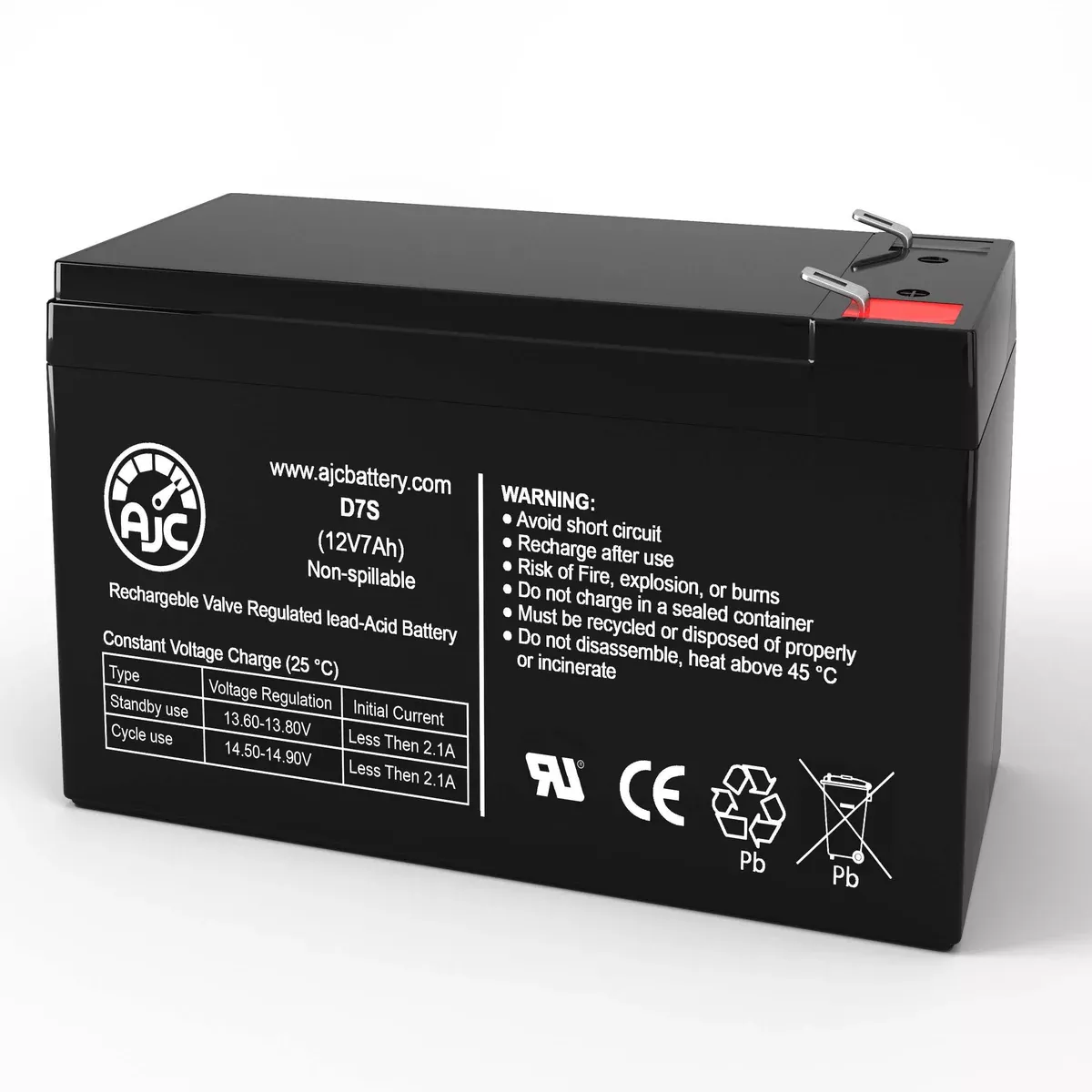 AJC Battery Compatible with Hill-Rom Affinity III Bed 12V 7Ah Medical Battery