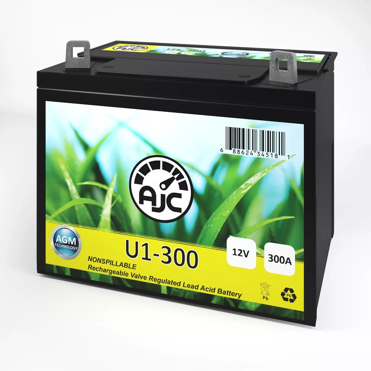AJC Battery Compatible with Hobart Champ 2060 12V 18Ah Generator Battery
