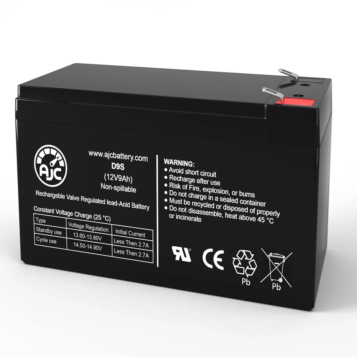 AJC Battery Compatible with Ryobi Mower Weed Eater 182391 12V 9Ah Lawn and Garden Battery