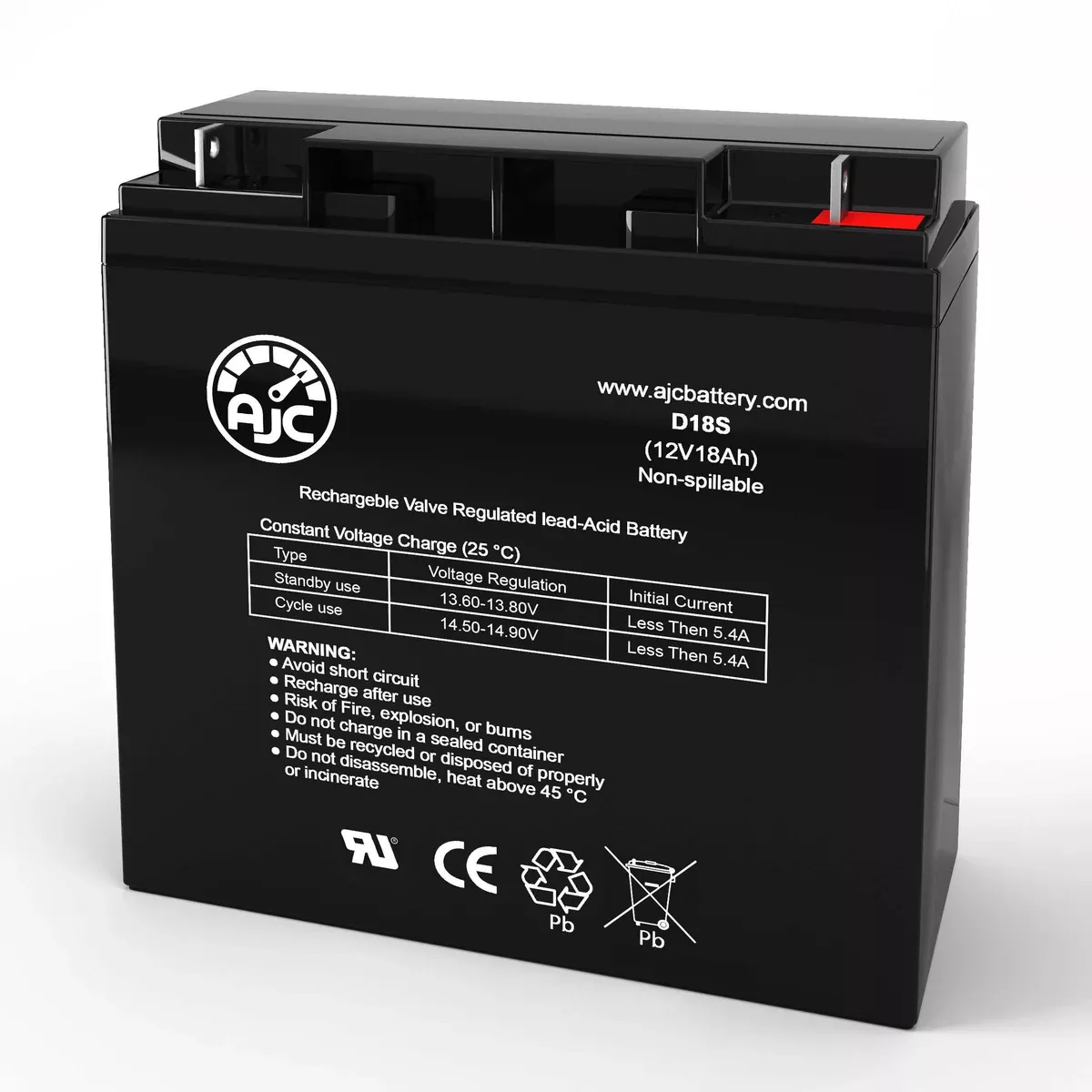 AJC Battery Compatible with Unisys UP-914 12V 18Ah UPS Battery