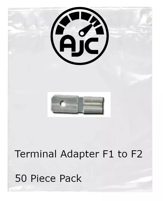 AJC F1 To F2 Terminal Adapters – 50 Piece Pack