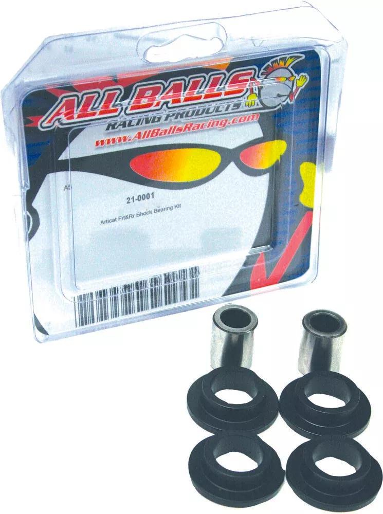 All Balls Shock Bushing Kit Front Rear Lower – 21-0001 Bombardier Traxter / Quest 2001-2004
