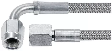 Allstar Performance 6in #4 Line -4 Str/-4 90 Deg Tube Style ALL46404-6