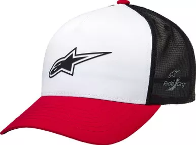 Alpinestars Advantage Tech Trucker White Red Black Hat
