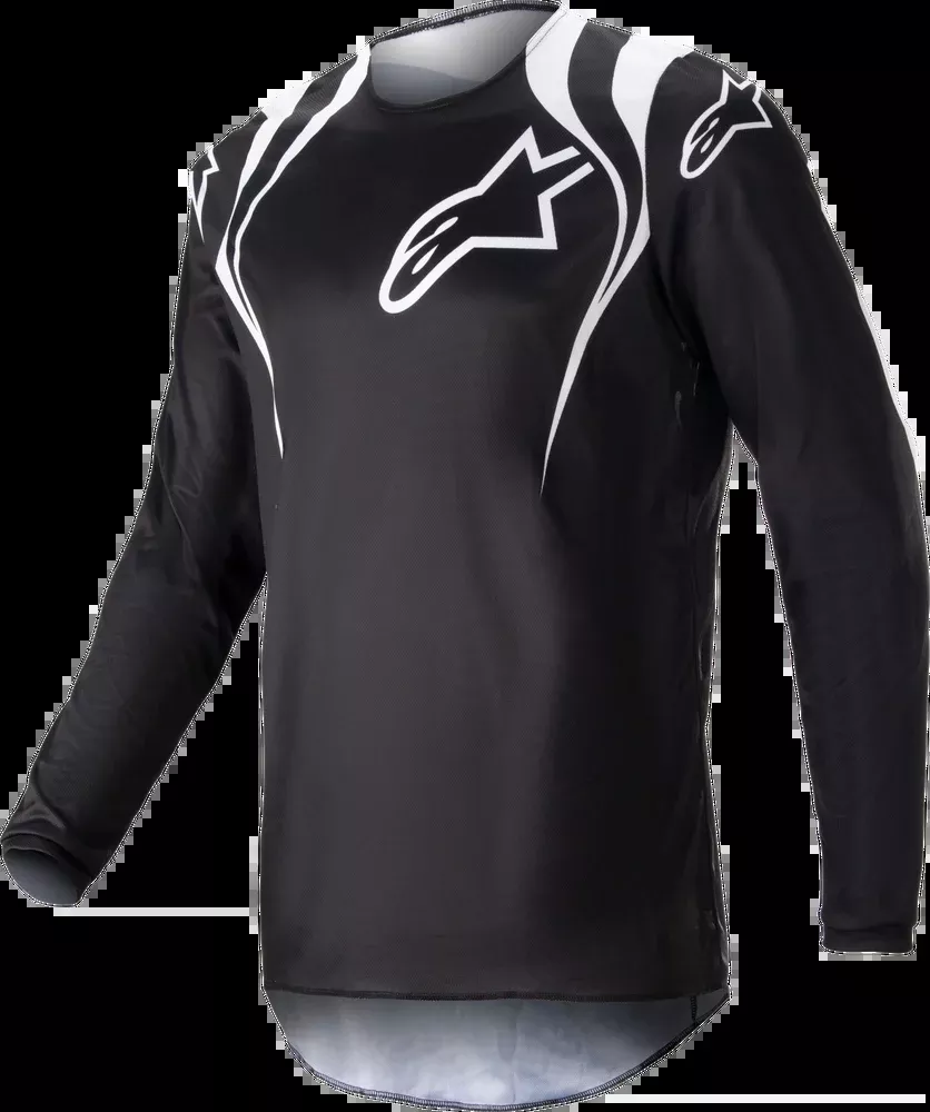 Alpinestars Fluid Narin Jersey Black White 2X - 3761823-12-XXL