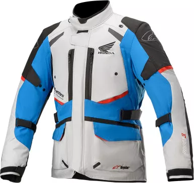 Alpinestars Honda Andes V3 Drystar Gray Blue Red Jacket