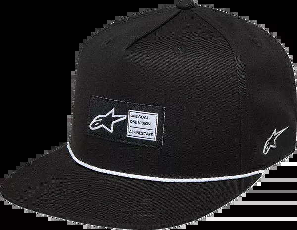 Alpinestars Label Snapback Hat – Black – One Size
