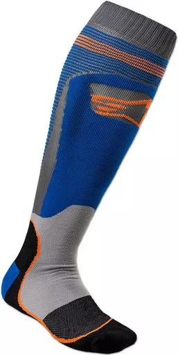 Alpinestars MX Plus 1 Blue Orange Socks