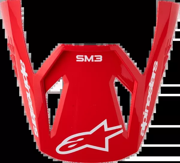 Alpinestars SM3 Visor – Redium – Red/Red Fluo/White