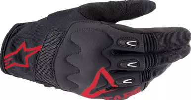 Alpinestars Techdura Gloves Fire Red Black
