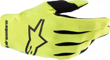Alpinestars Youth Radar Fluo Yellow Black Gloves