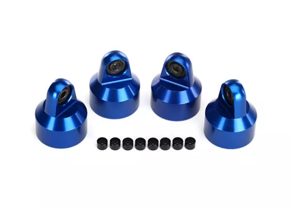 Aluminum GTX Shock Caps (4) & Spacers (8)
