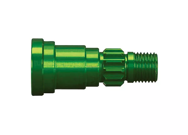 Aluminum Stub Axle (Red or Green-Anodized), X-Maxx (for use only with #7750 driveshaft)