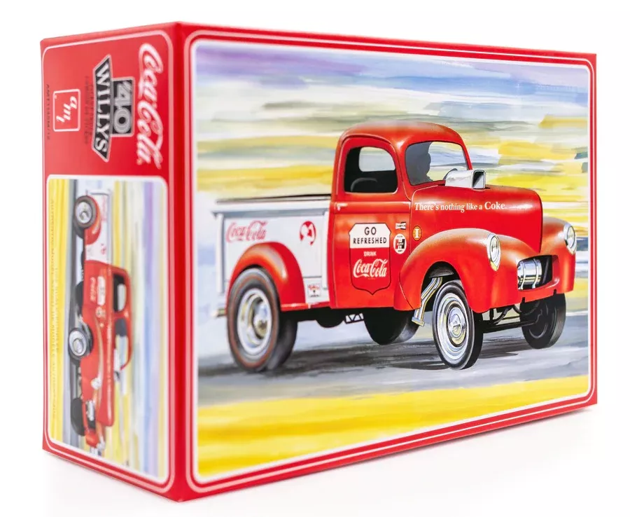 AMT 1940 "Coca-Cola" Willys Pickup Gasser 1:25 Scale Model Kit