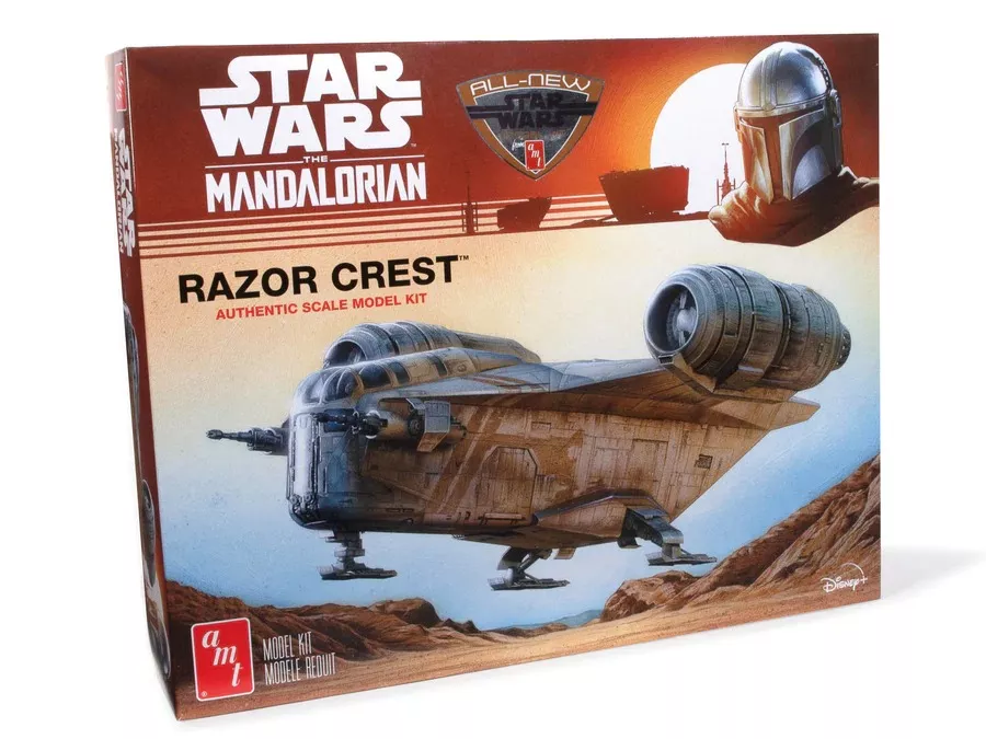 AMT Star Wars Ship "Mandalorian's Razor Crest"Star Wars: The Mandalorian (1:72 Scale Model Kit)