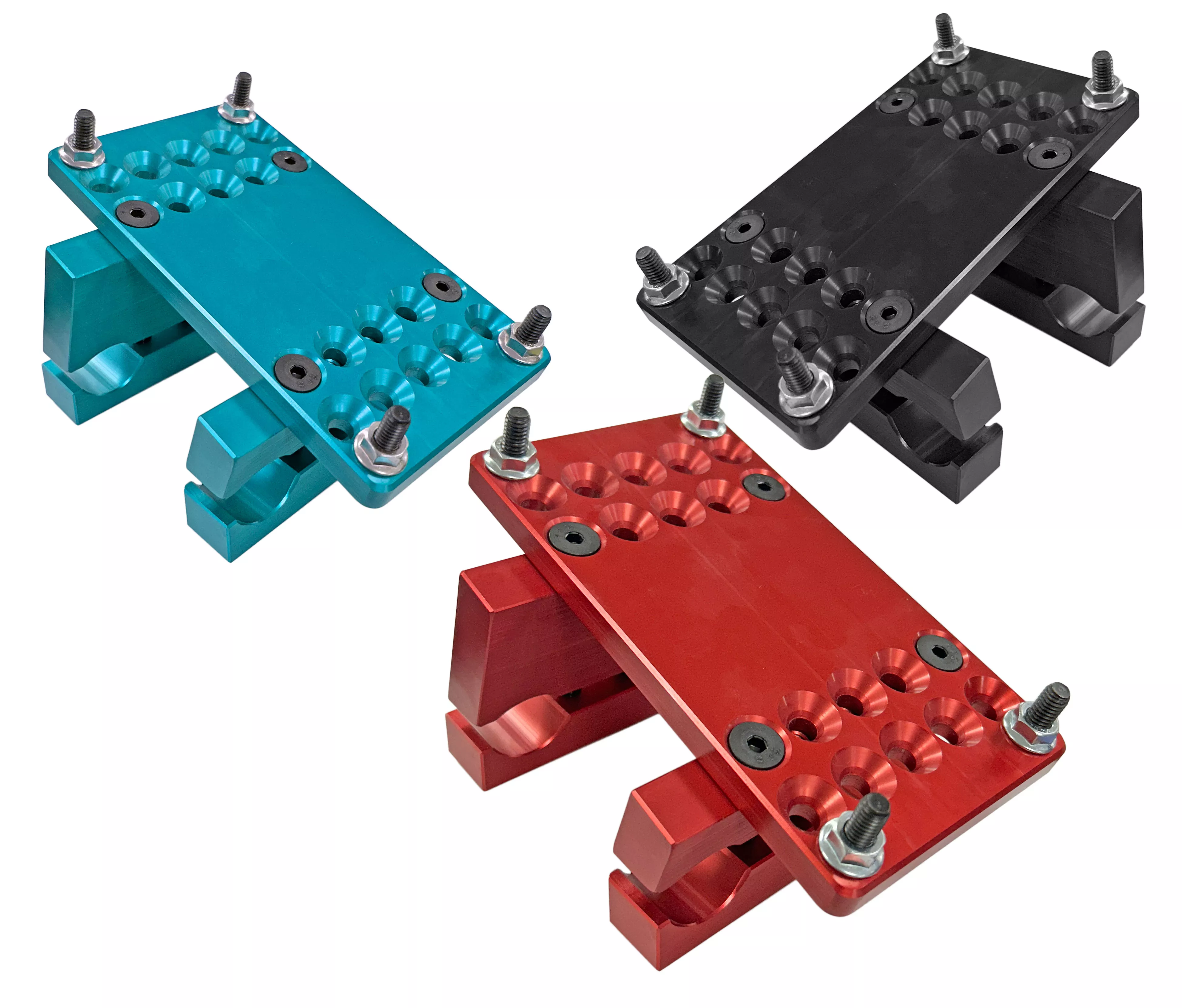 Anodized 15 Degree Motor Mount For Briggs Animal, Honda GX200, 196cc Clone or Predator 212cc