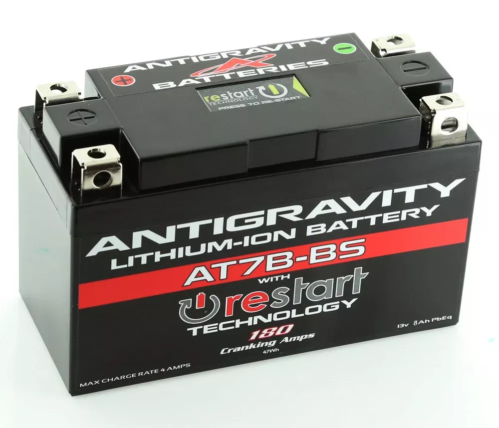 Antigravity Lithium Battery AT7B-BS-RS 180 CA – AG-AT7B-BS-RS For Suzuki 400S / 400SM 2000-2009 | Yamaha Zuma 125 / XC 155 2009-2017