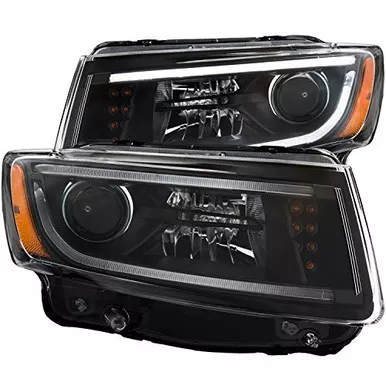 Anzo 111329 Projector Headlights for Jeep Grand Cherokee 2014-2015 Black Clear