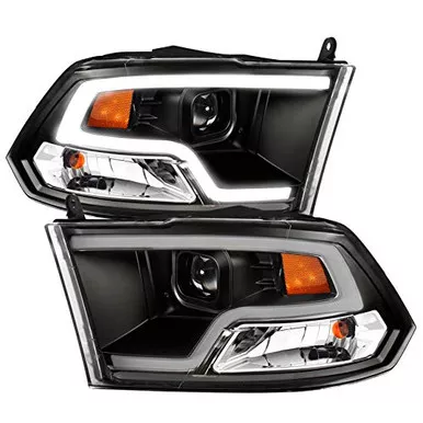 Anzo 111404 Projector Plank Style Headlight w/Halo for Dodge Ram 09-18