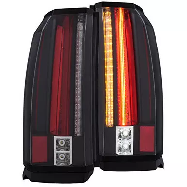 Anzo USA 311275 Tail Light Assembly Clear Lens Black Housing Pair with LED