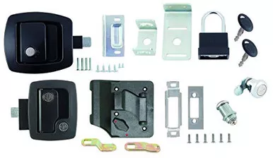 AP Products 013-6203 RV Door Lock Keyed Alike Kit - Deluxe Black