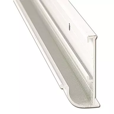 AP Products 021-56201-8 Polar White Aluminium Insert Gutter Rail