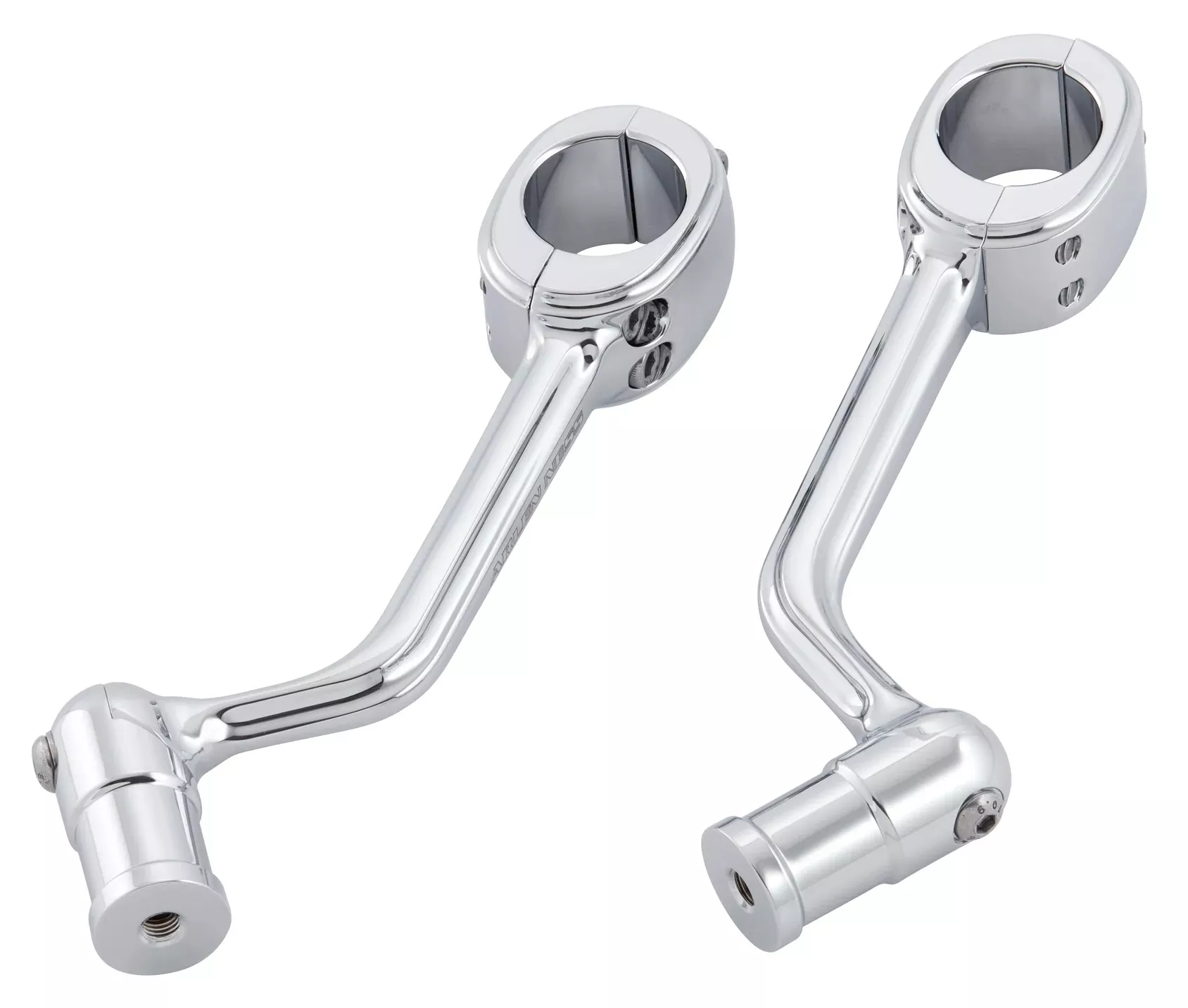 Arlen Ness Forged Highway Pegs With Crash Bar Mounts