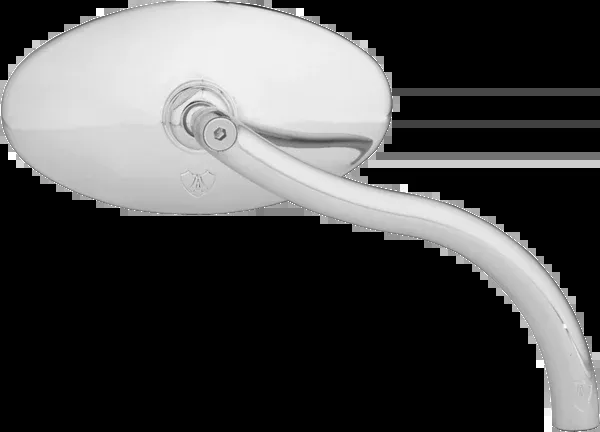 Arlen NESS Mirror – Softbend – Side View – Smooth – Cat Eye – Chrome – Left/Right