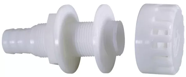 Attwood Thru-Hull Connector With Strainer