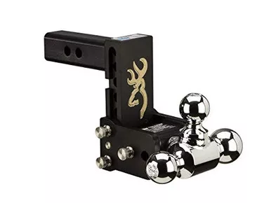 B&W Trailer Hitch 2" Receiver, Tri-Ball 1-7/8" x 2" x 2-5/16", 5" Drop TS10048BB