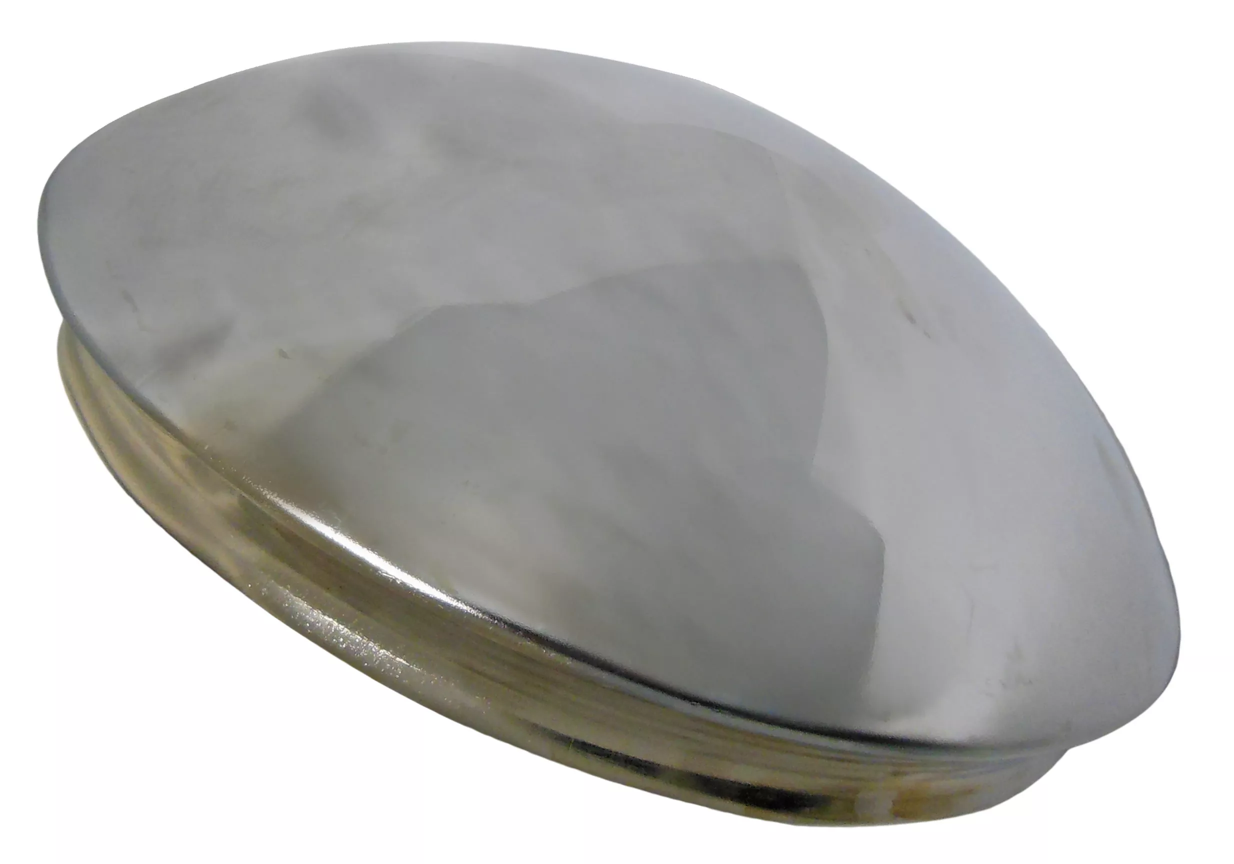 Baby Moon Chrome Hub Cover (8 in.) For Vintage Golf Carts