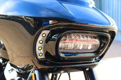 Bagger Nation Quad-Pod Front Light Kit Satin - QPLK-S